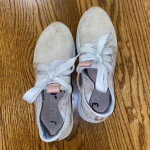 adidas tennis shoes//worn